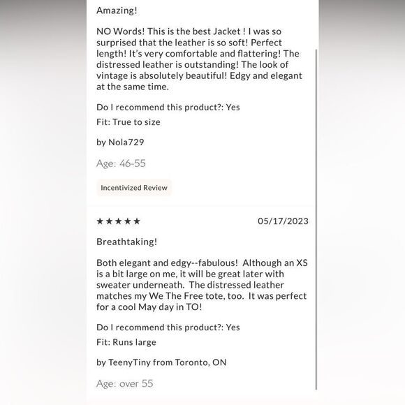 Free People UNDERSTATED LEATHER 212 Moto Jacket - Black/ XS - Picture 13 of 13